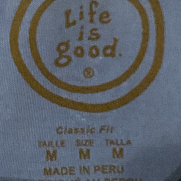 Men's Life is good tee - Picture 4 of 4